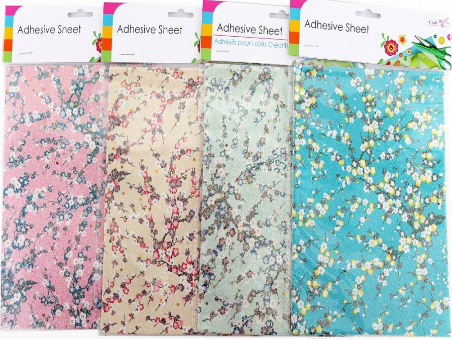 A5 blossom adhesive sheet - 4asstd*