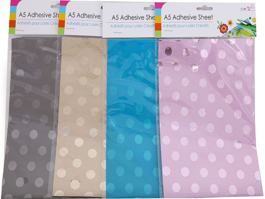 A5 spots adhesive sheet - 4/cols.