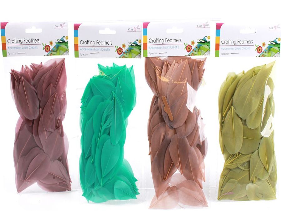 Crafting feathers - 4/cols.