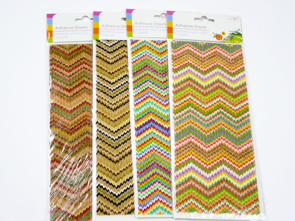 Adhesive material sheets - 4asstd*