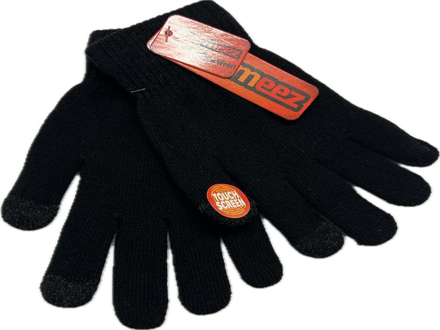 Black touch screen magic gloves.