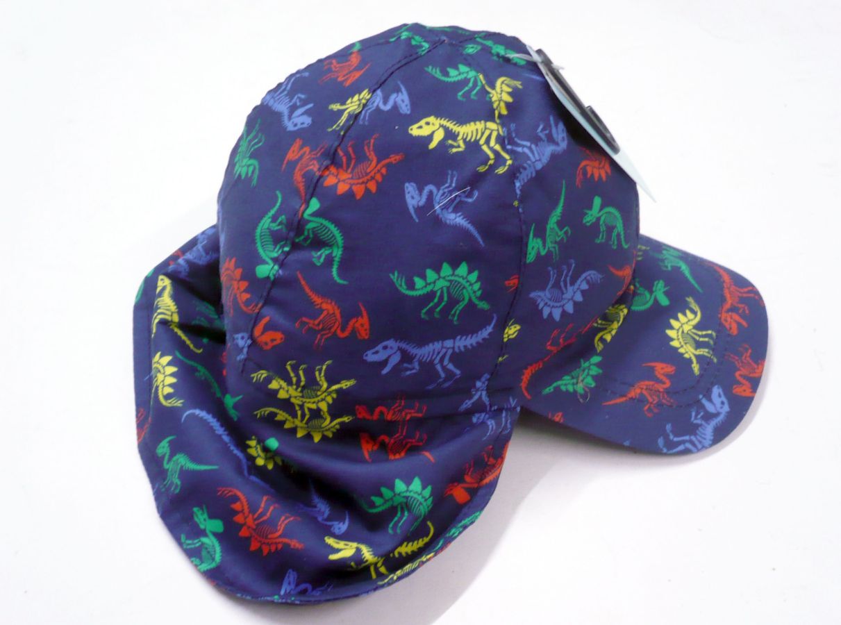 Boys dinosaur legionnaire cap.
(12-18/18-36m)