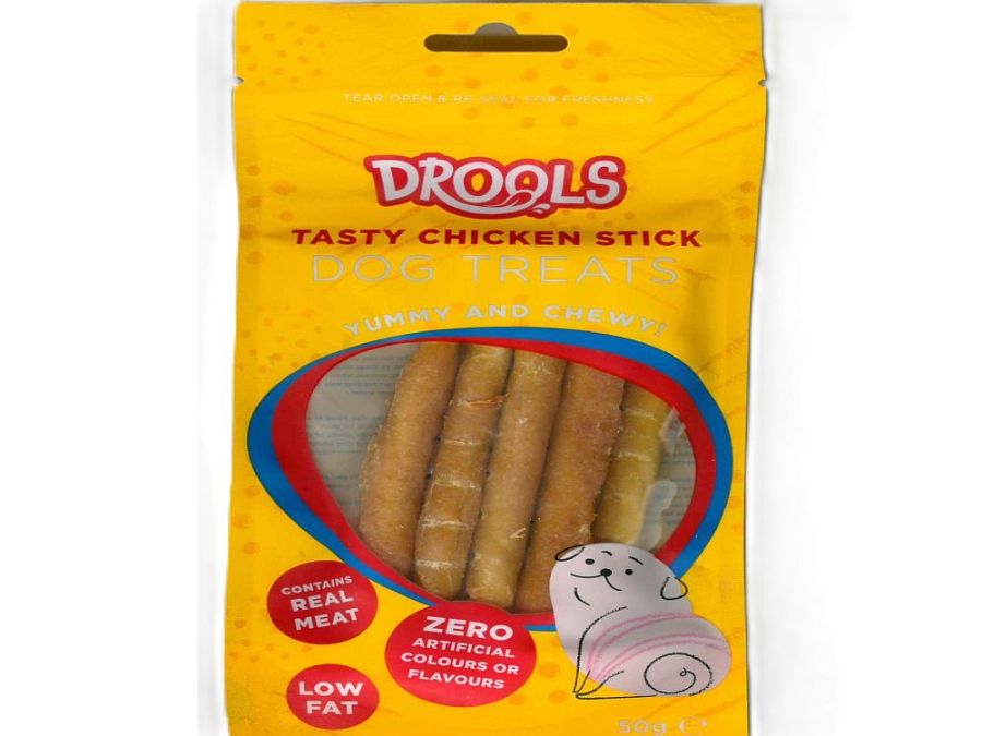 Drools dog treats (50g)
CHICKEN STICK