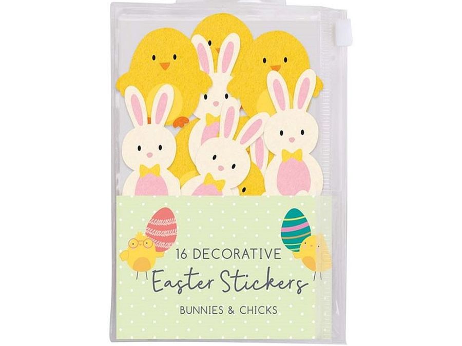 Pack 16, bunnies/chicks felt Easter bonnet decorations.