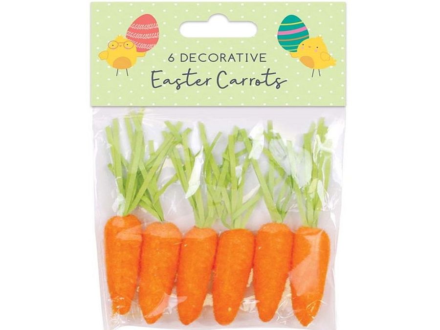 Pack 6, Easter carrots.