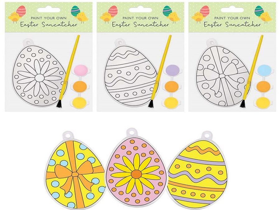 Paint-your-own Easter suncatcher - 3asstd.