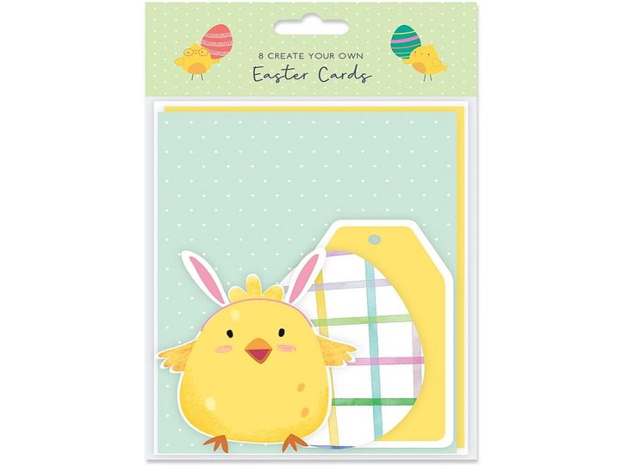 Pack 8, make-your-own Easter cards.