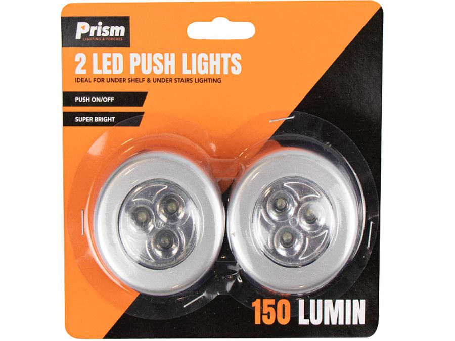 Pkt 2, led push lights*