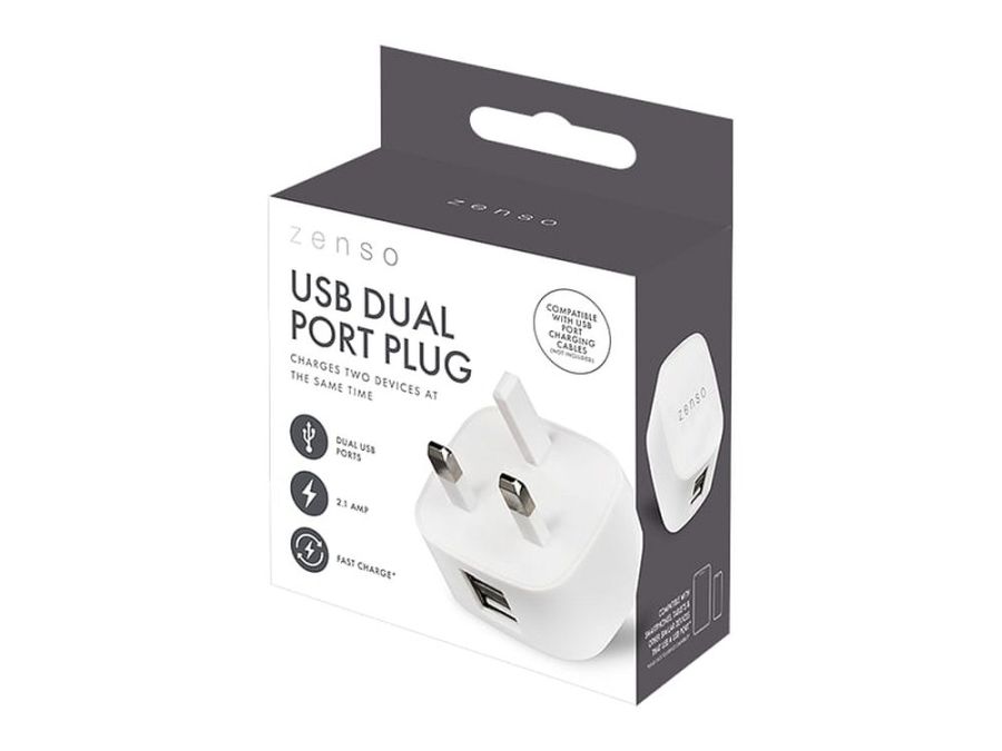 Usb dual port plug*