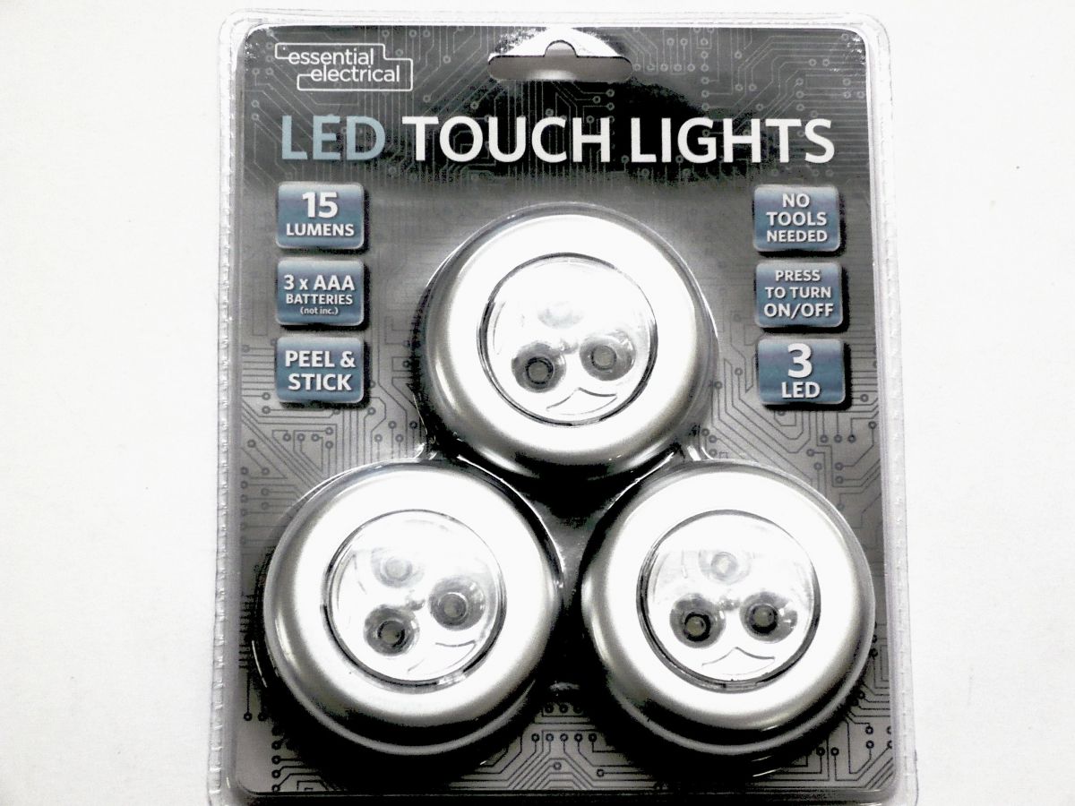Pkt 3, led touch lights*