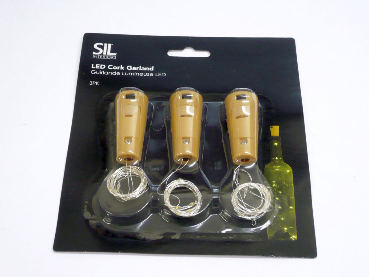 Pkt 3, led bottle lights*
USE EL121