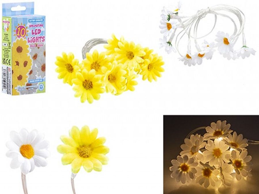 10 led battery operated daisy chain lights - 2/cols*