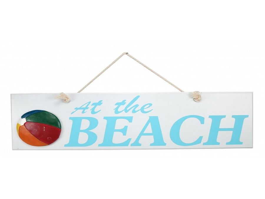 Wood At the Beach hanging plaque. (48x15cm)
(9 PCS ONLY)