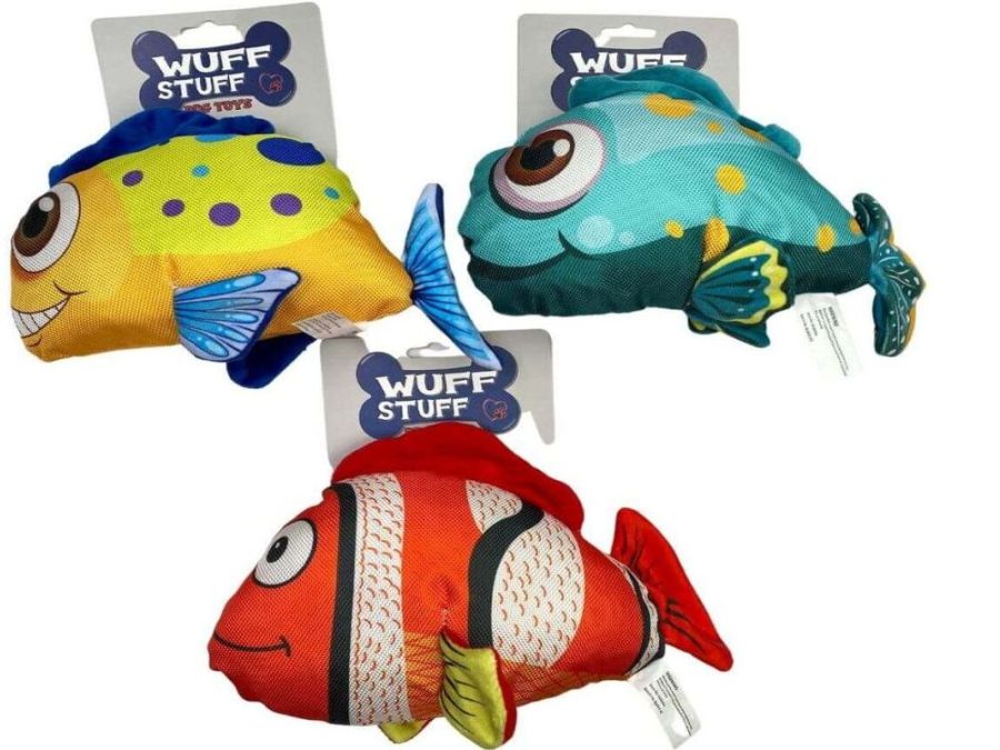 Fish dog toy - 3asstd*