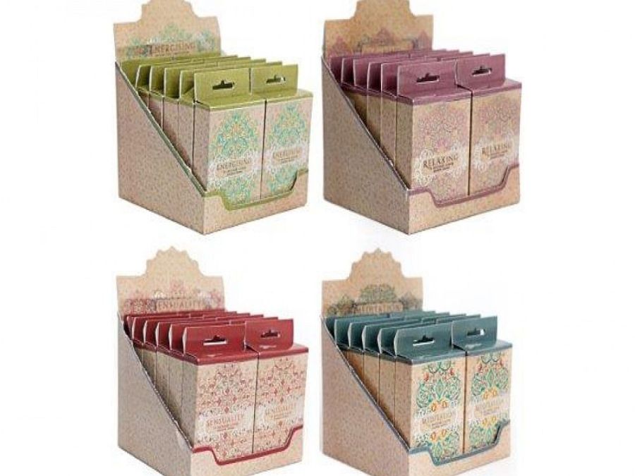 Box 15, aromatherapy incense cones - 4asstd*