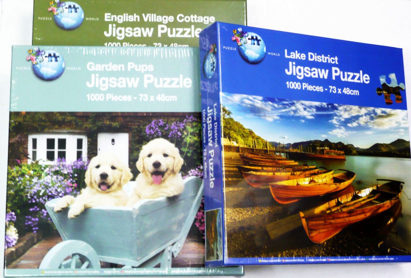 1000pc jigsaw puzzle (73x48cm) - 3asstd*
