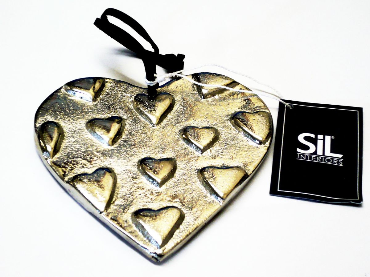 Metal heart H10cm*