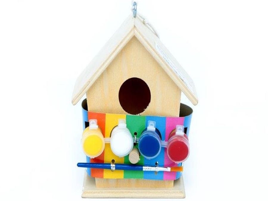 Paint your own bird house.*