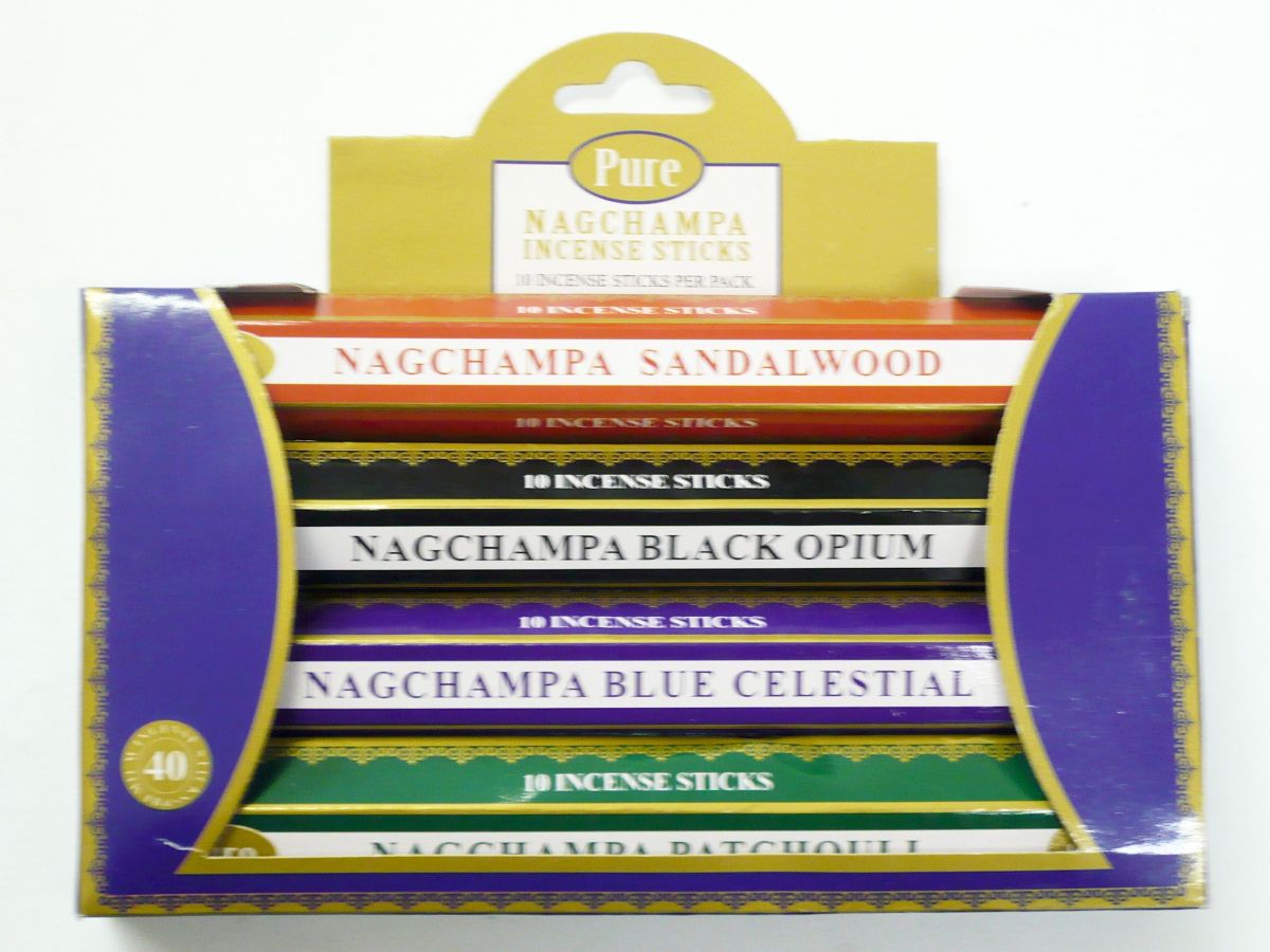 Nagchampa incense sticks 
(pkt10 x4)*