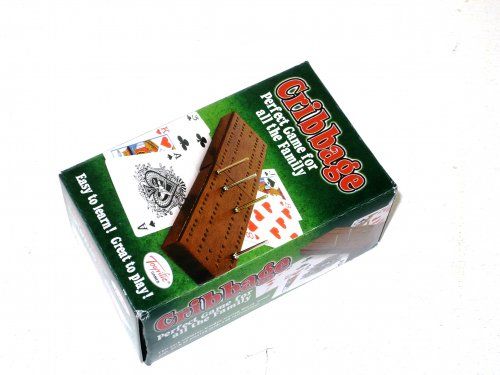 Boxed cribbage set (box 2x2.5x4")