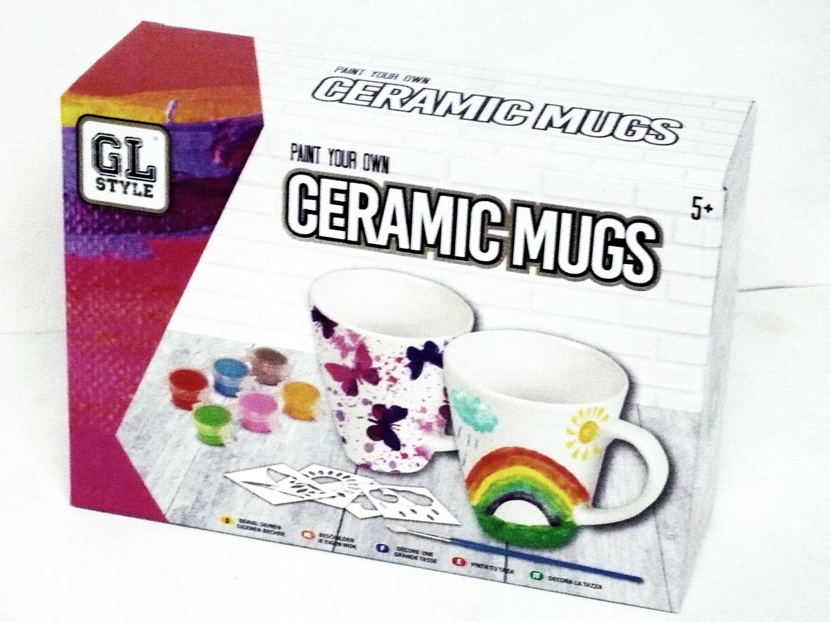 Paint-your-own ceramic mugs*