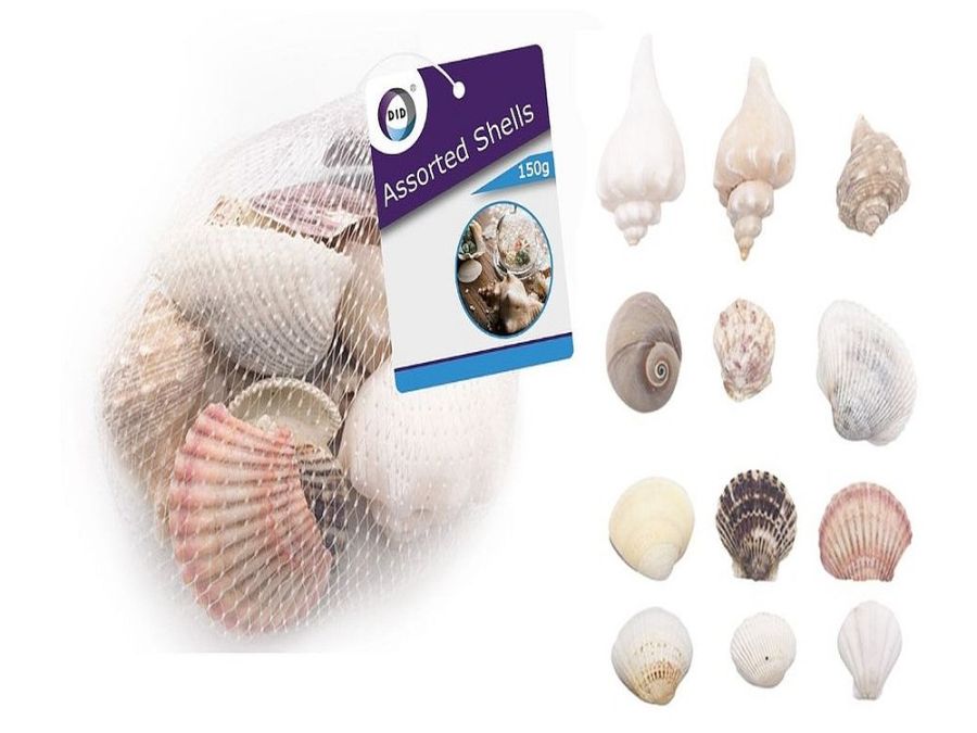 150g bag assorted shells*
