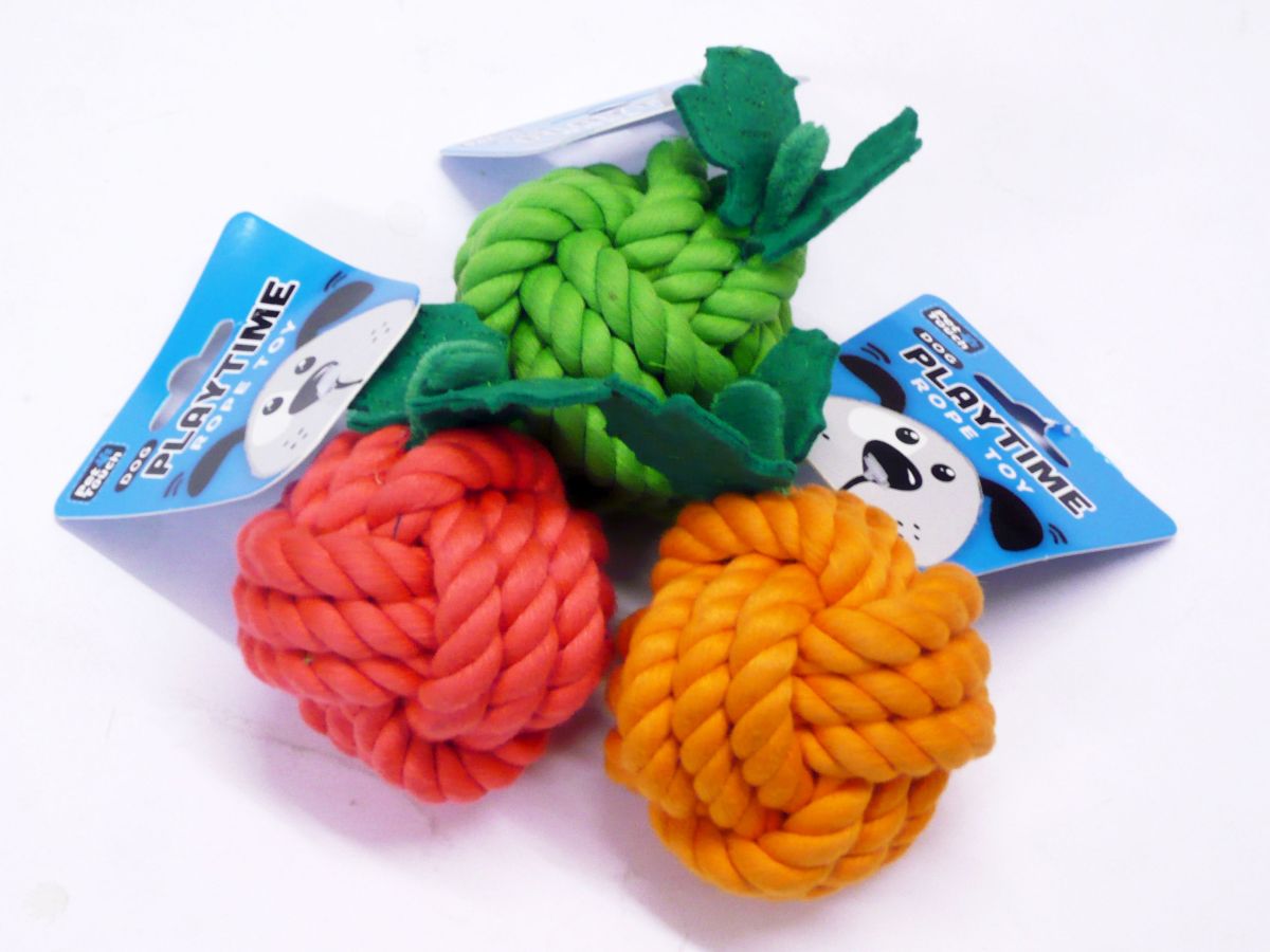 Fruit rope knot ball - 3asstd*