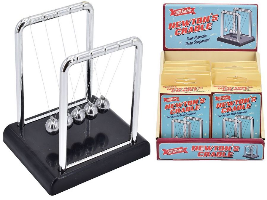 Retro Newtons Cradle (10x display)
