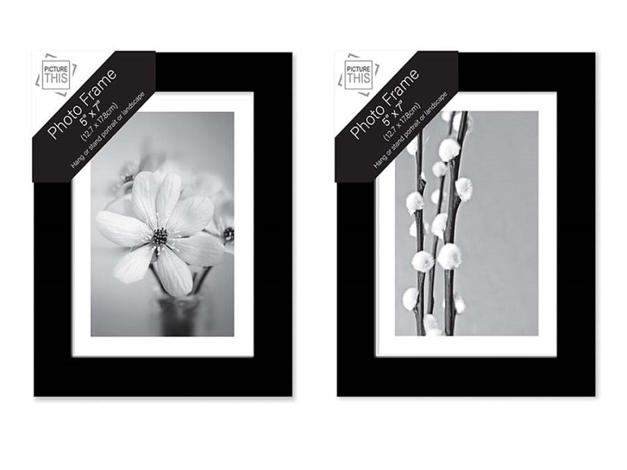 Photo frame - BLACK*
(5x7")