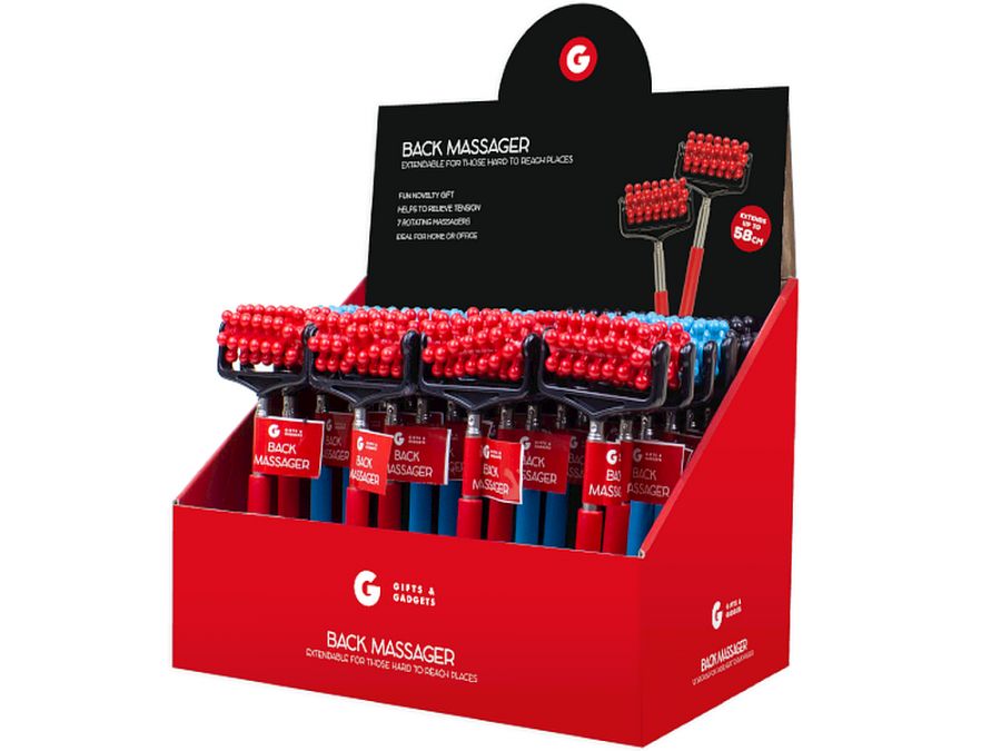 Extendable back massager - 3/cols  (24 in display)*