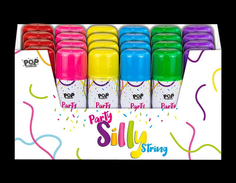 Silly string - 6/cols*
(ADD 24 for display)