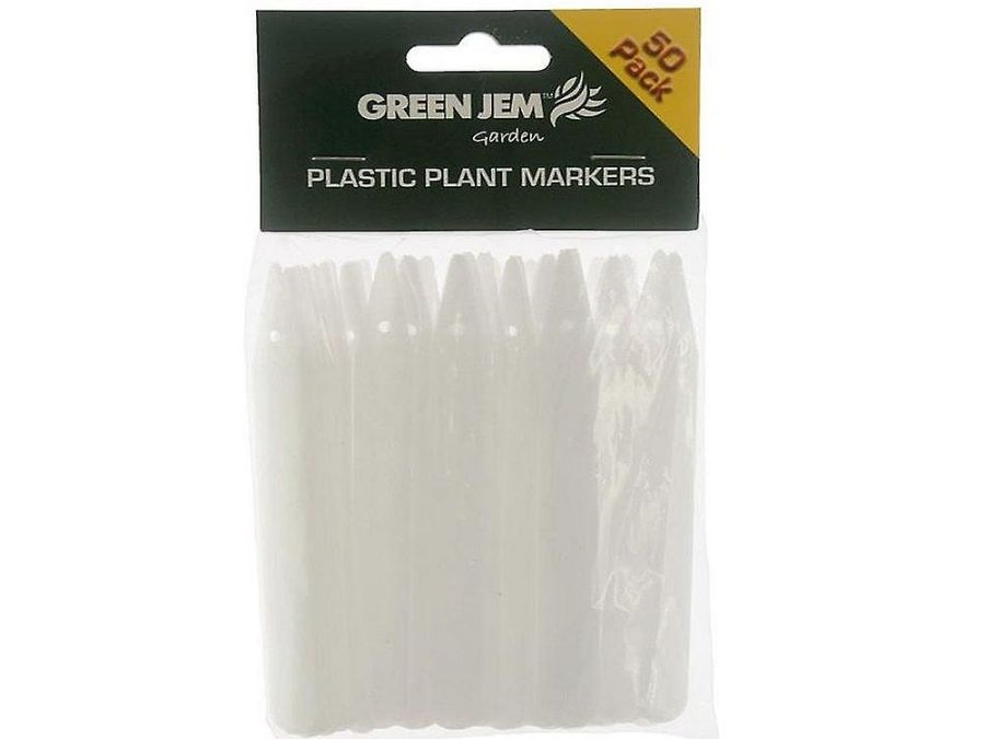 Pkt 50, plastic plant markers*