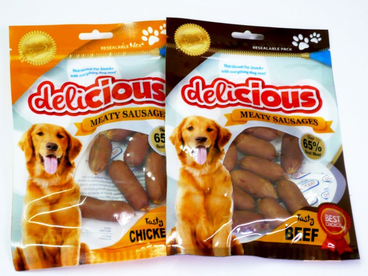 Delicious meaty sausages (65g) - 2asstd.