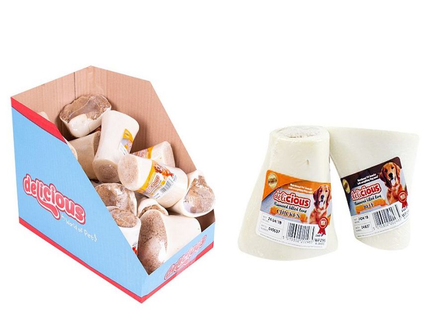 Meat filled bone, chicken/beef*