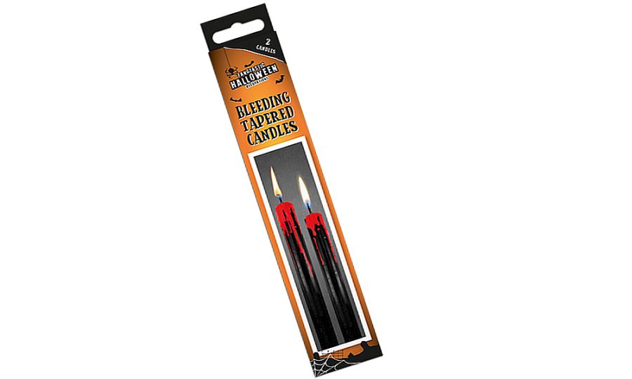 Pack 2, bleeding tapered candles*