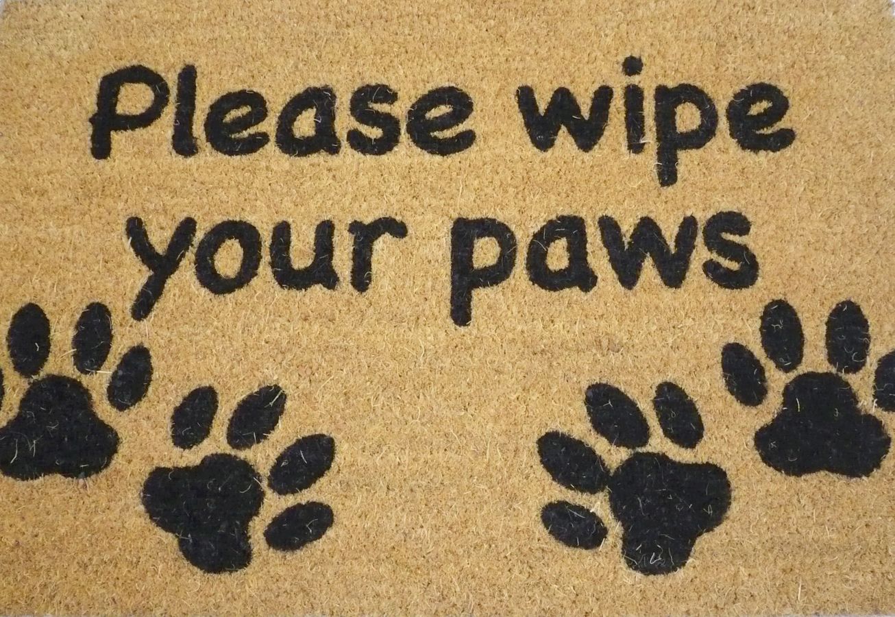 Paws coir door mat (40x60cm)*