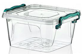 0.55ltr tall square clip box
(11.5x10.5x9cm)*