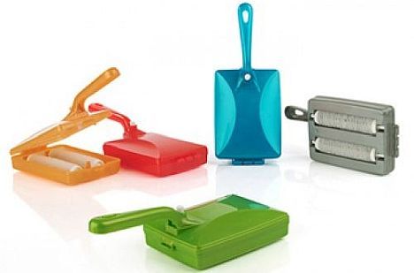 Double crumb brush with handle - asstd cols*