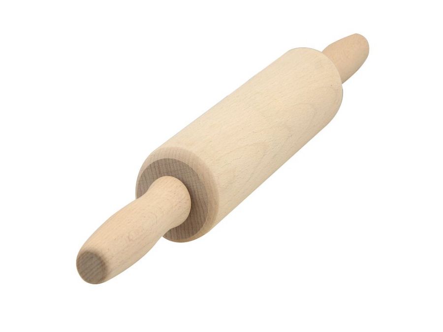 42cm wooden revolving rolling pin*