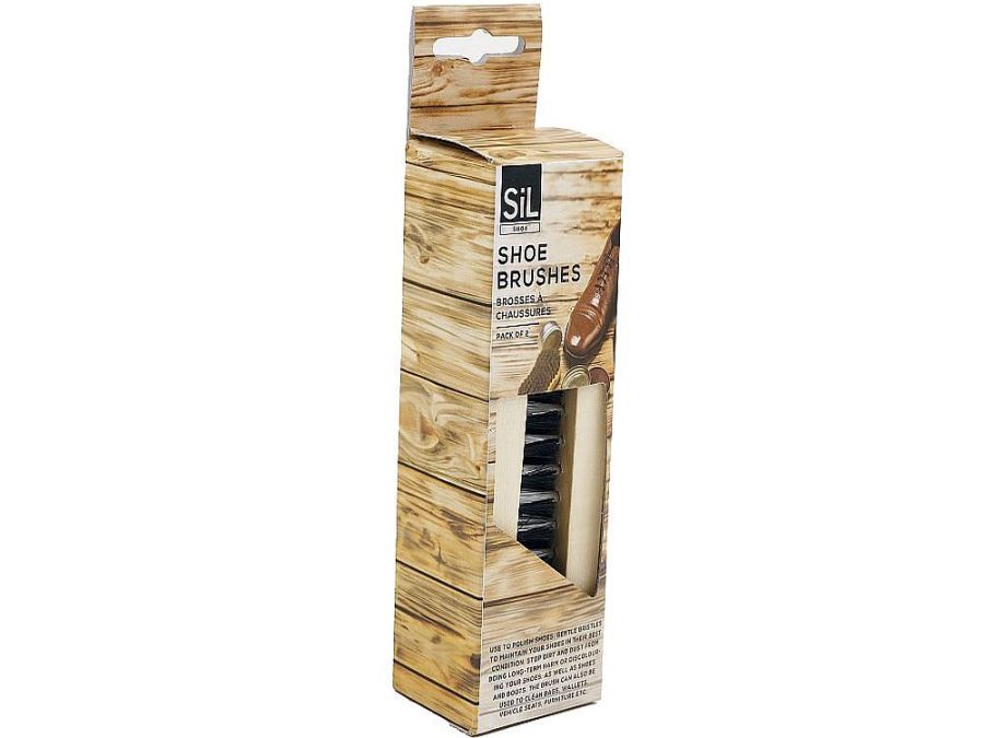 Pack 2, shoe brushes*