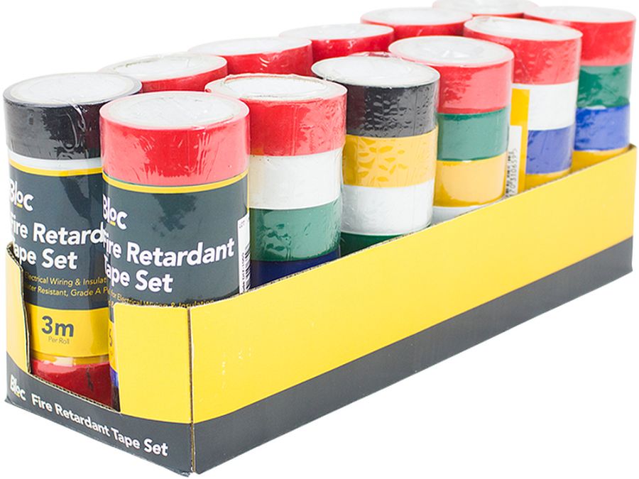 Pkt 6, fire retardant pvc tape*