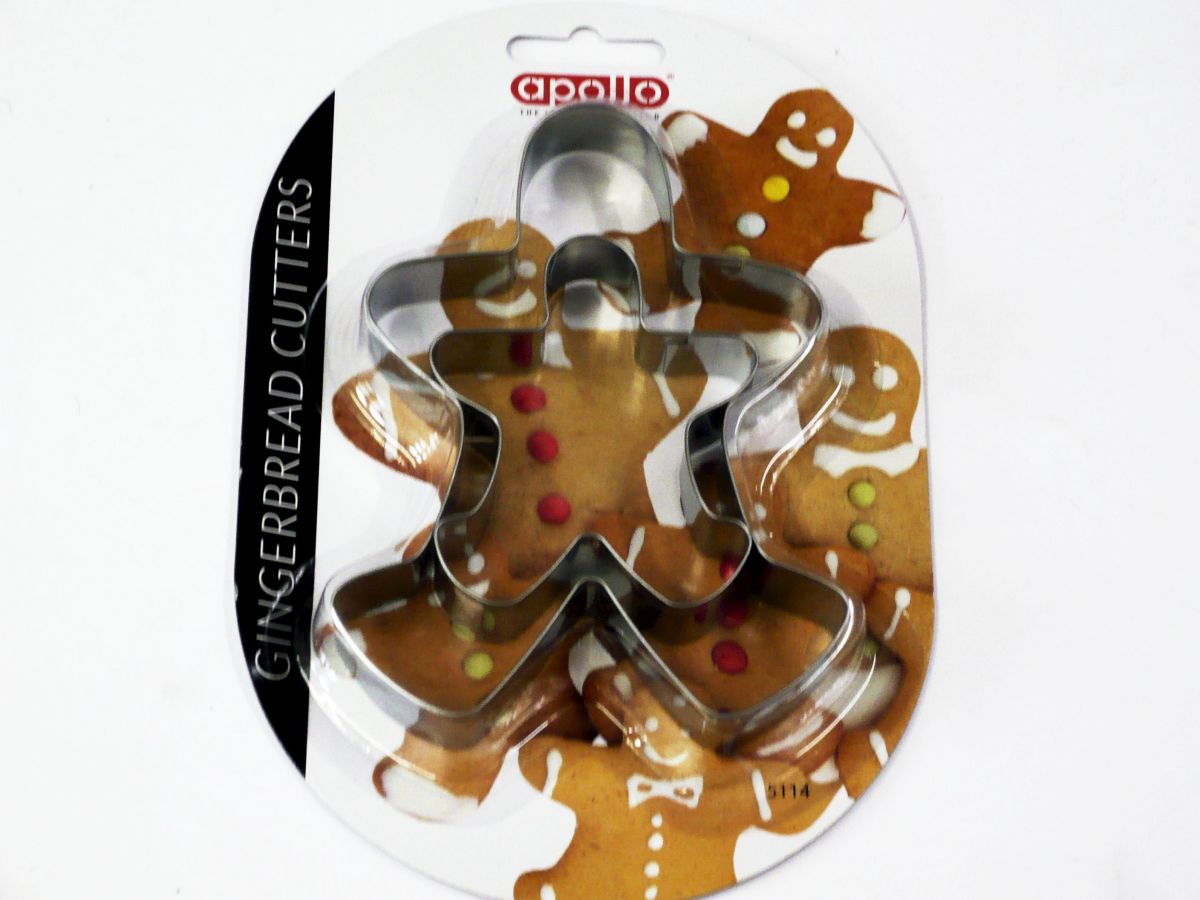 Pkt 2, gingerbread cutters.