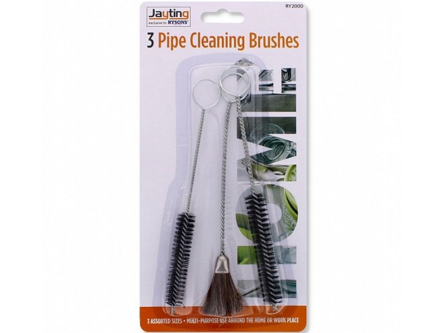 Pack 3, pipe cleaning brushes.