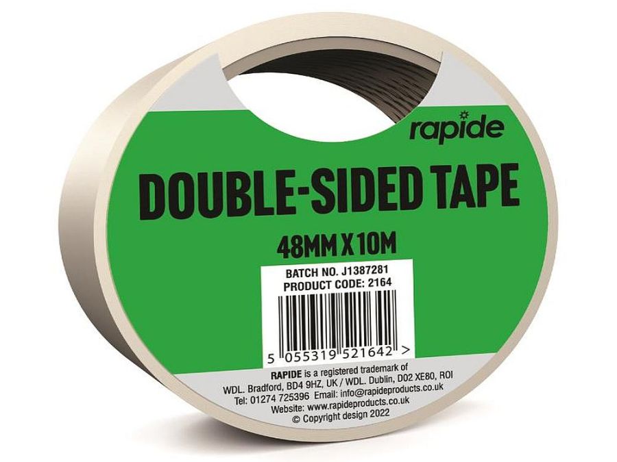 Double-sided tape*
(48mm x 10m)
