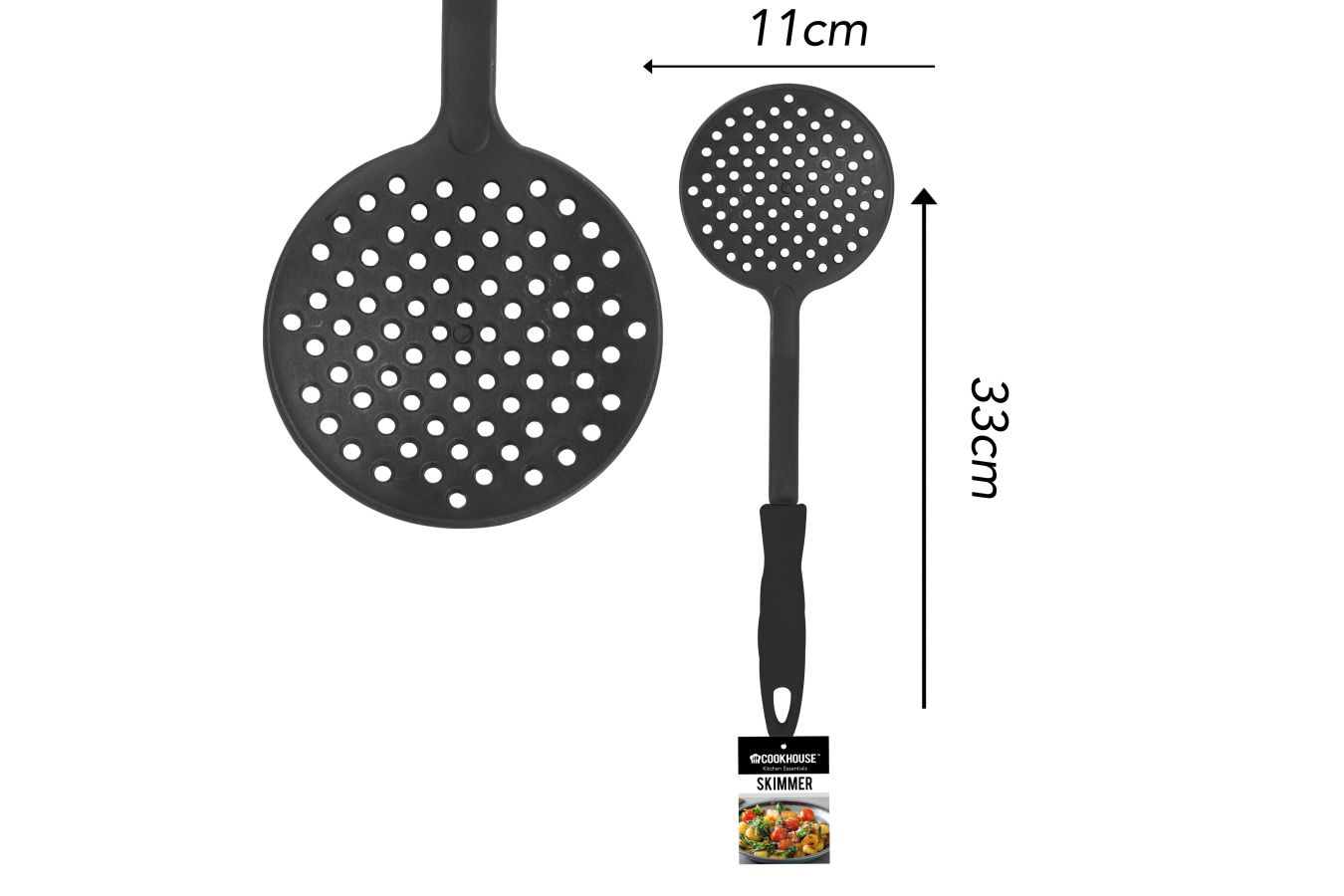 Black plastic skimmer*