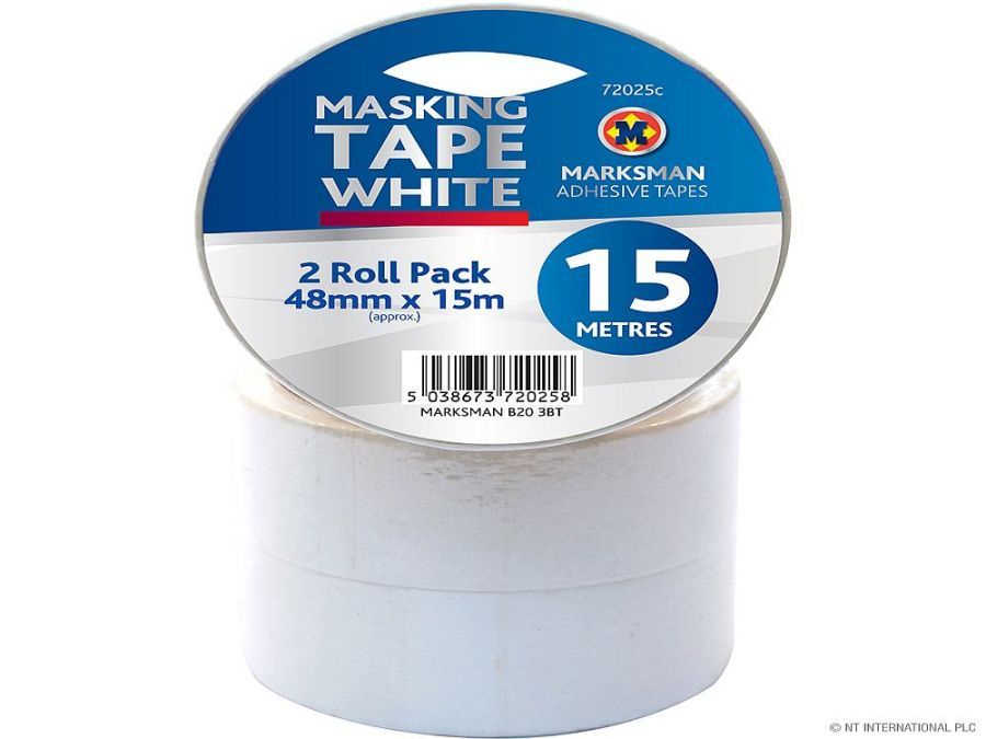 Pkt 2, (48mm x 15m) masking tape*