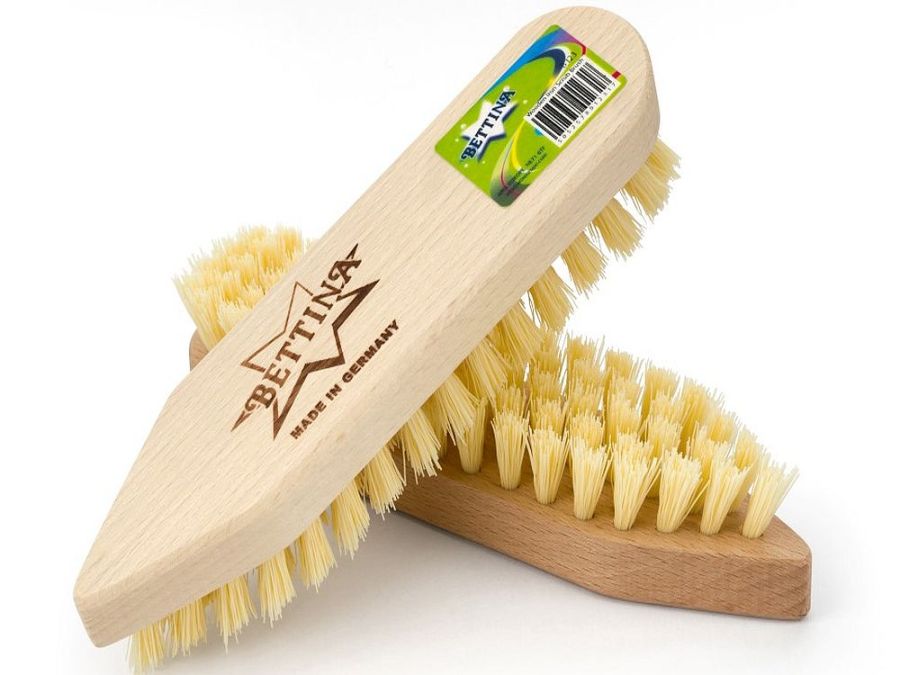 Wooden iron shape scrub brush*