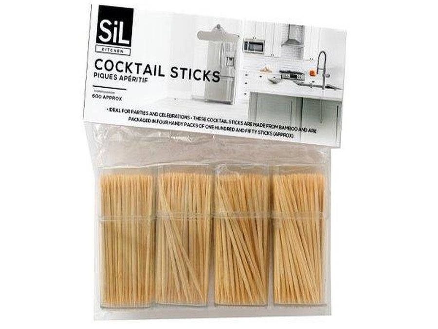 Pack 4 x 150pc cocktail sticks*
