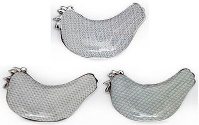 22cm metal chicken shaped dish- 3asstd designs.
CLEARANCE now 50p