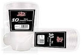 Pack 10, pint plastic cups*